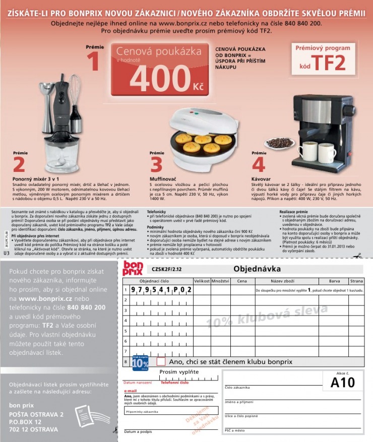 leták Bonprix strana 1 leták Bonprix strana 1