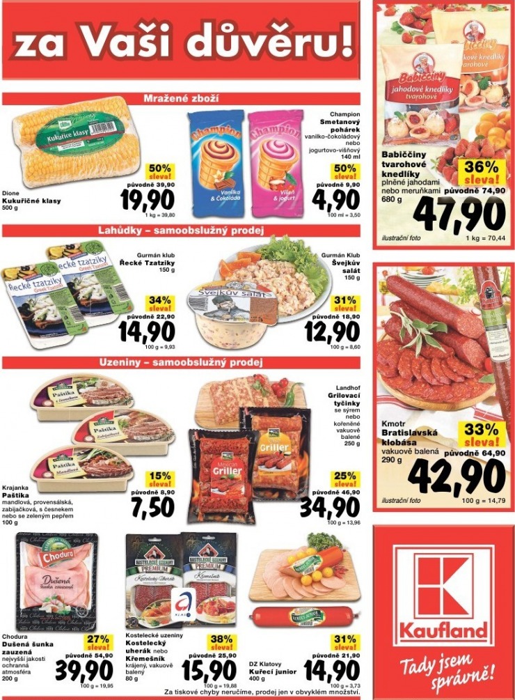 leták Kaufland strana 1 leták Kaufland strana 1