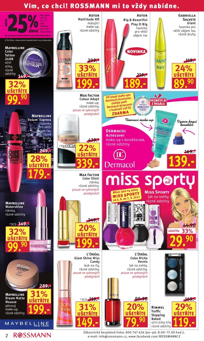 leták Rossmann strana 1 leták Rossmann strana 1