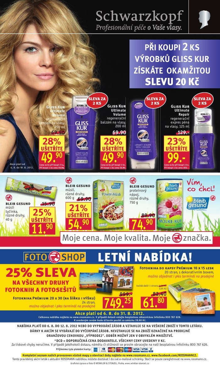 leták Rossmann strana 1 leták Rossmann strana 1