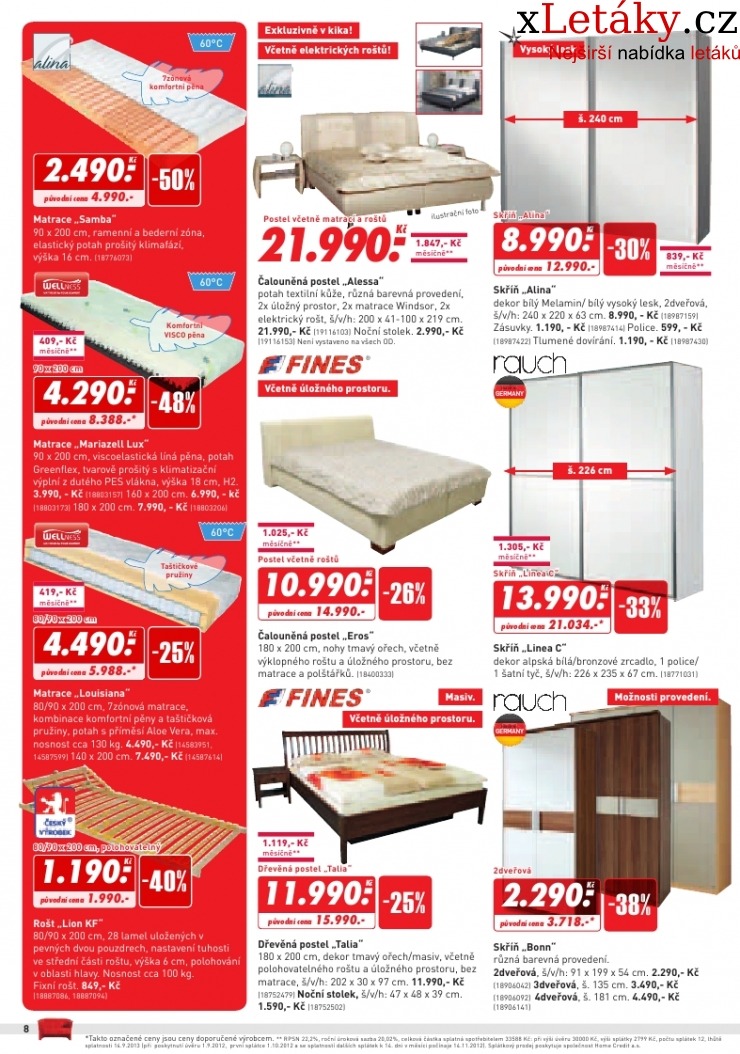 leták Kika nábytek akční leták strana 1 leták Kika nábytek akční leták strana 1
