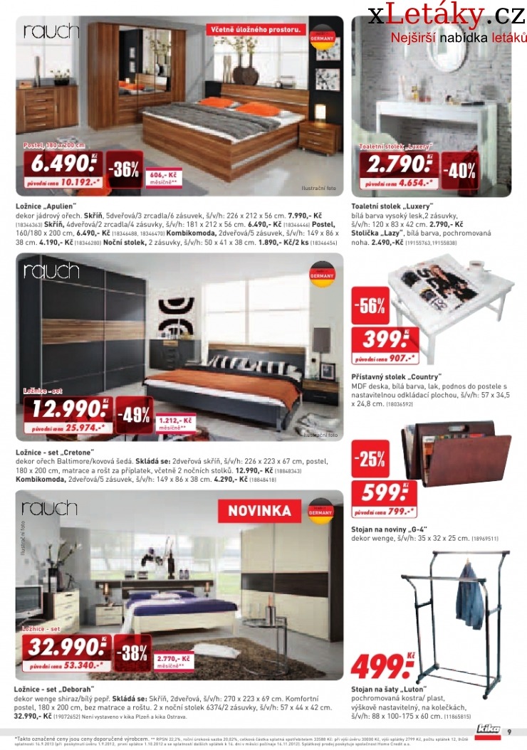 leták Kika nábytek akční leták strana 1 leták Kika nábytek akční leták strana 1