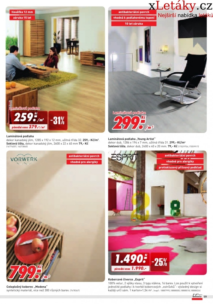 leták Kika nábytek akční leták strana 1 leták Kika nábytek akční leták strana 1