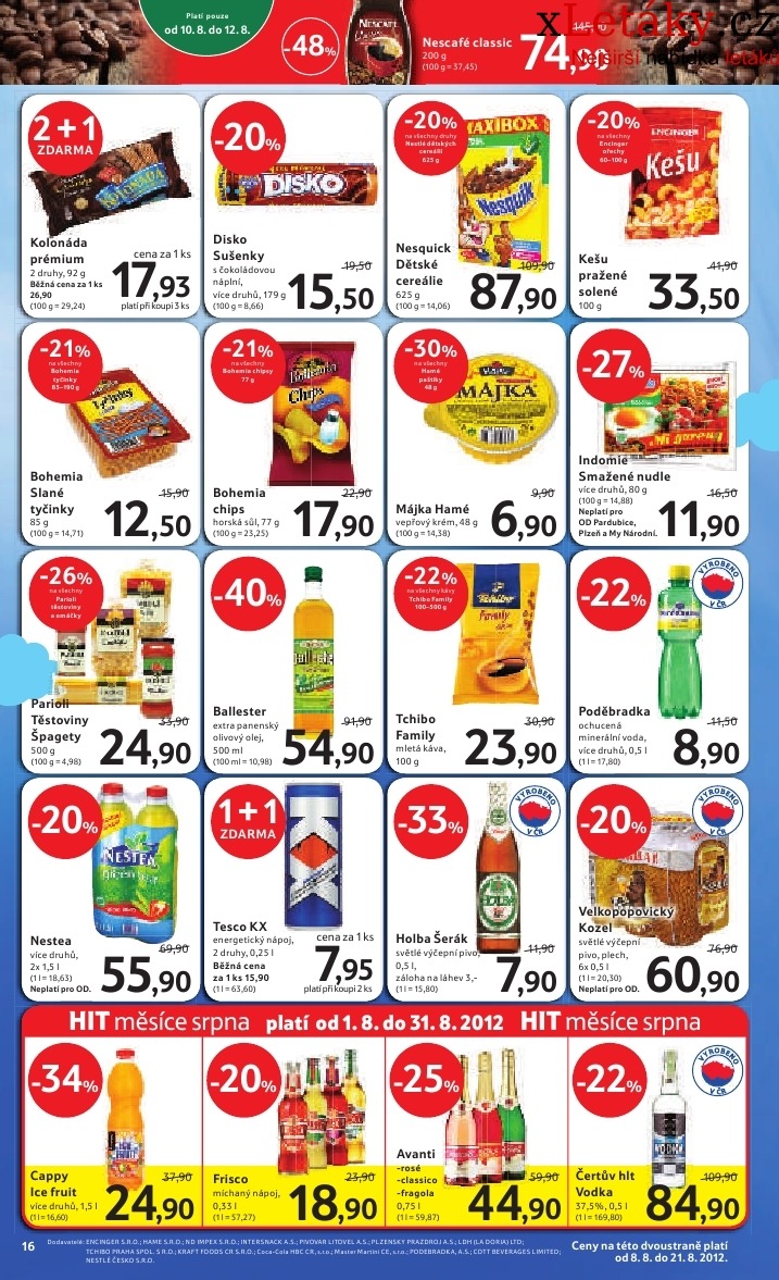 leták Tesco - velký hypermarket aktuální leták  strana 1 leták Tesco - velký hypermarket aktuální leták strana 1