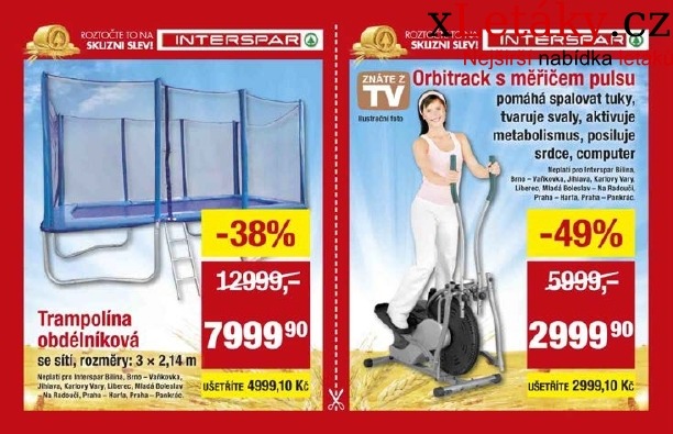 leták Interspar - kupón akční leták strana 1 leták Interspar - kupón akční leták strana 1