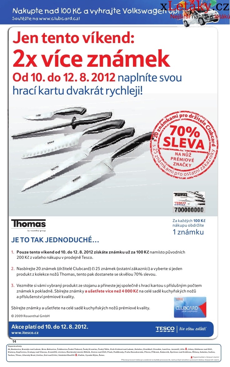 leták Tesco - malý hypermarket leták strana 1 leták Tesco - malý hypermarket leták strana 1