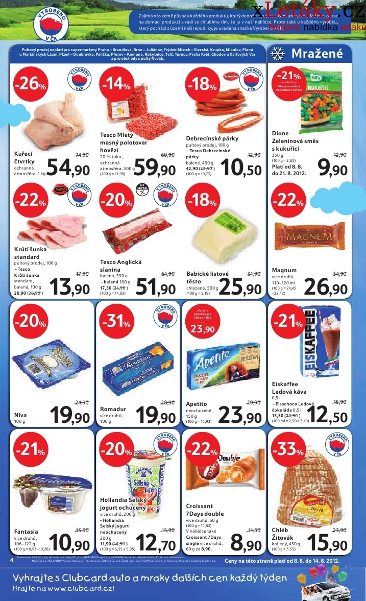 leták Tesco - supermarket akční leták strana 1 leták Tesco - supermarket akční leták strana 1