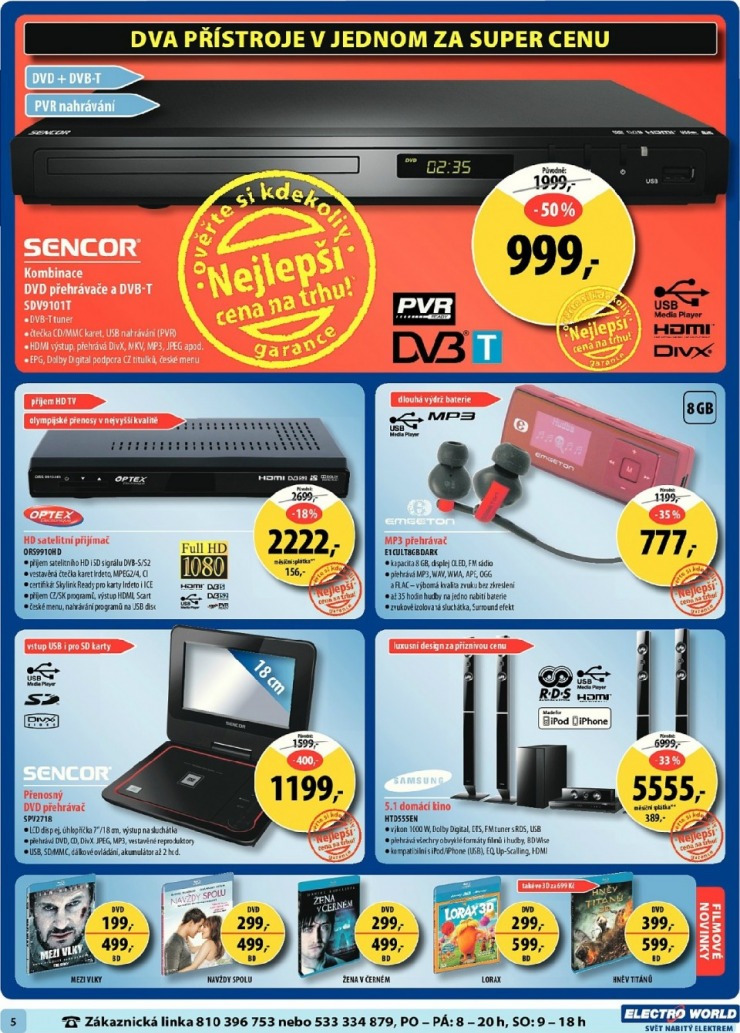leták Electro World strana 1 leták Electro World strana 1