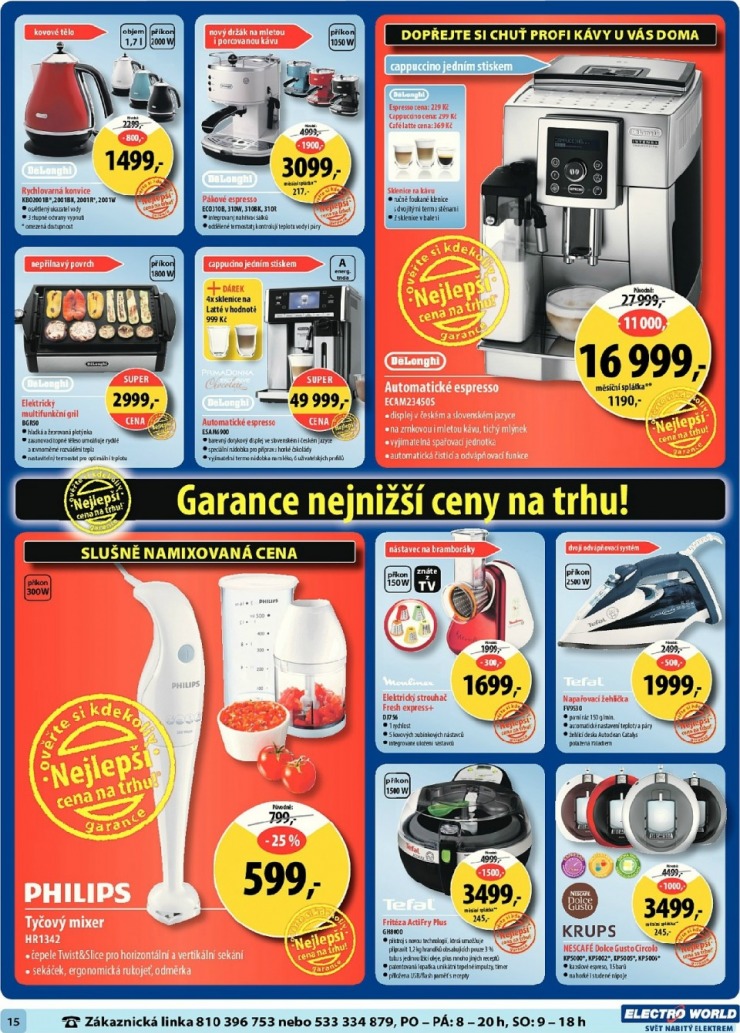 leták Electro World strana 1 leták Electro World strana 1