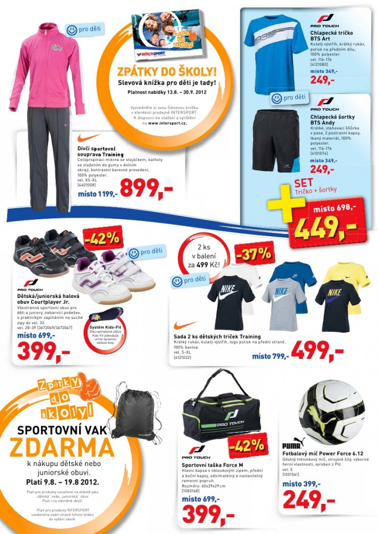 leták Intersport strana 1 leták Intersport strana 1
