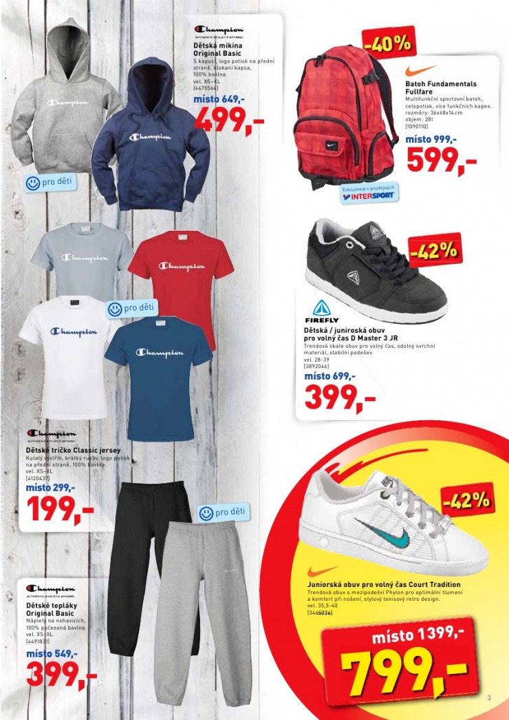 leták Intersport strana 1 leták Intersport strana 1