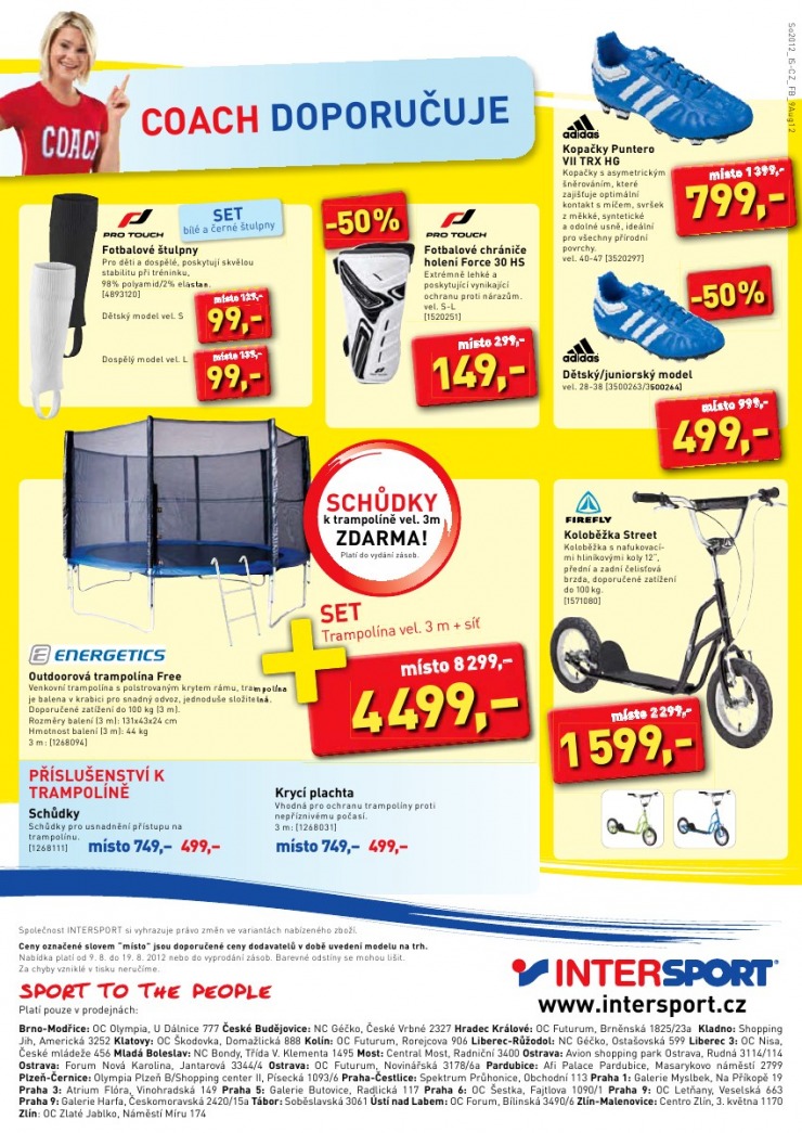 leták Intersport strana 1 leták Intersport strana 1