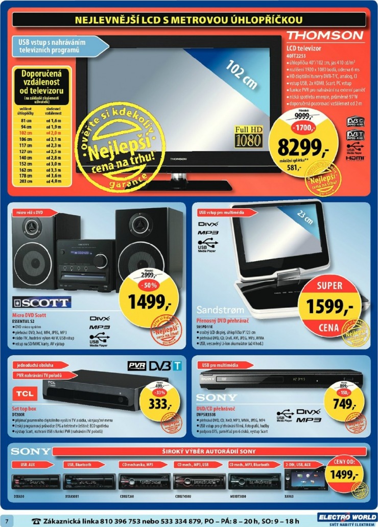 leták Electro World strana 1 leták Electro World strana 1