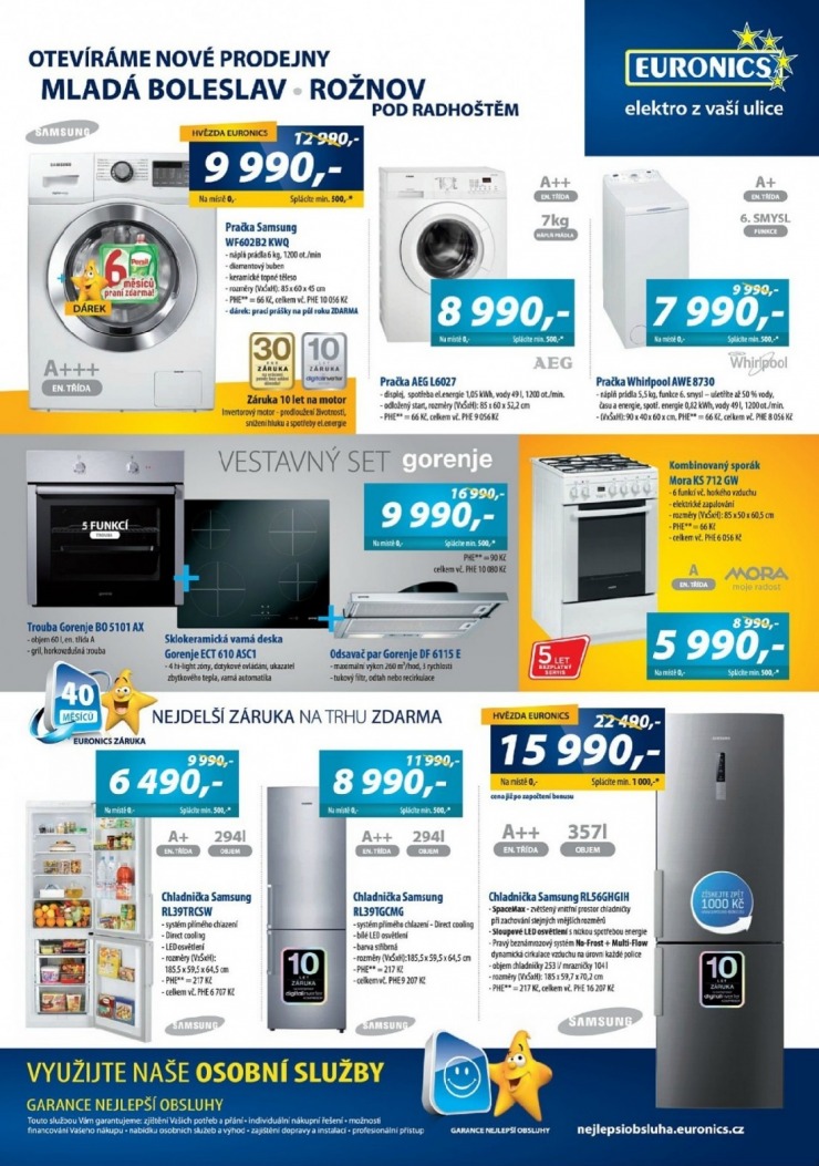 leták Euronics strana 1 leták Euronics strana 1
