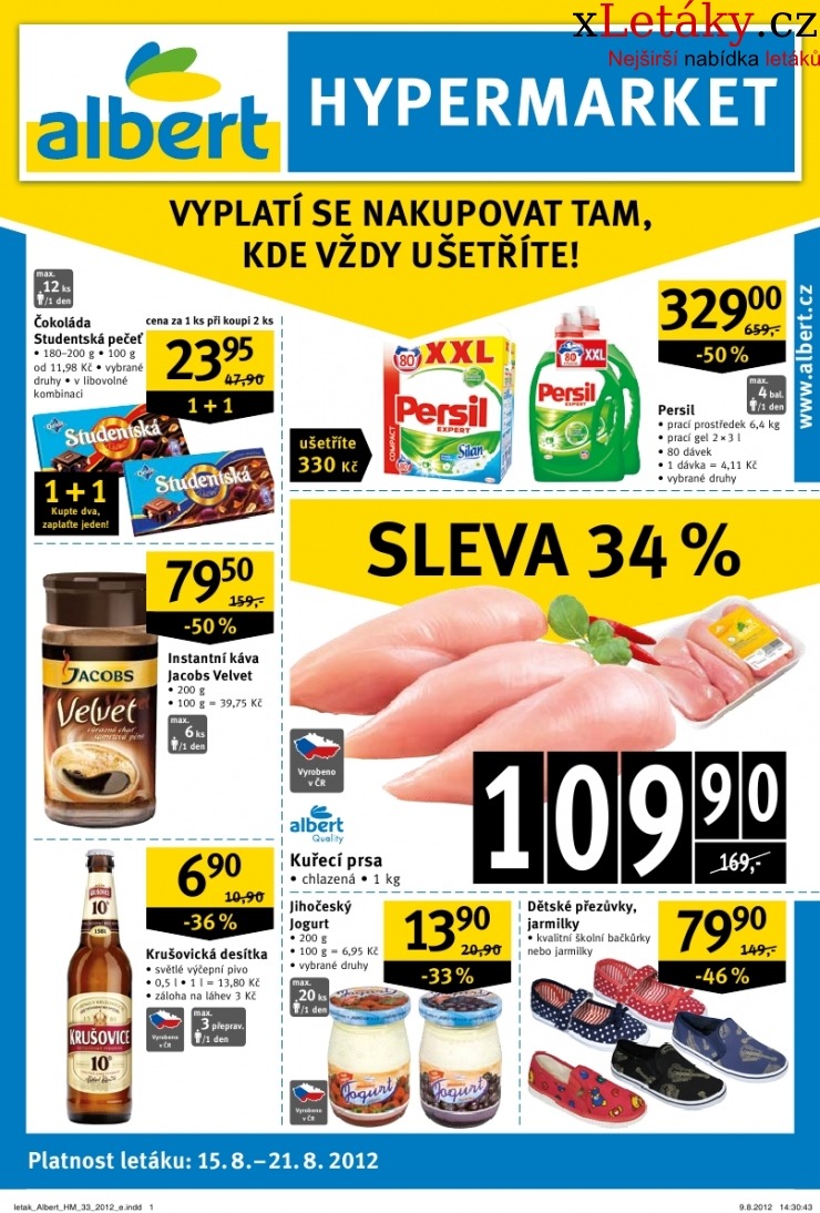 leták Albert Hypermarket akční leták strana 1 leták Albert Hypermarket akční leták strana 1