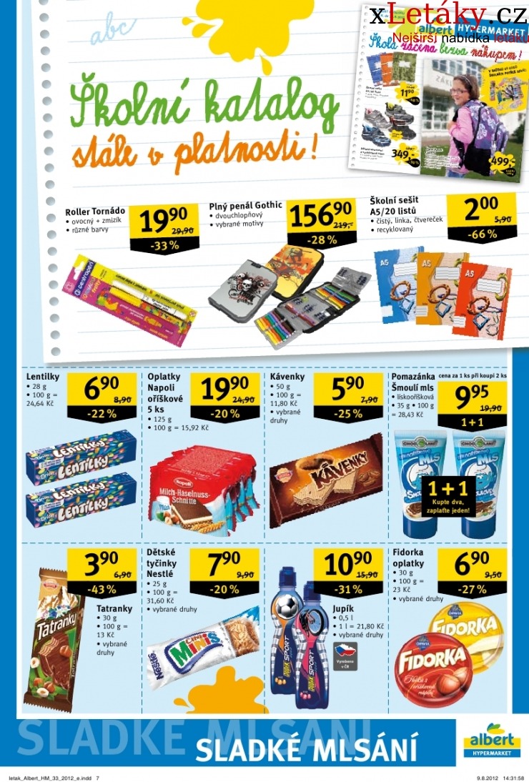 leták Albert Hypermarket akční leták  strana 1 leták Albert Hypermarket akční leták strana 1