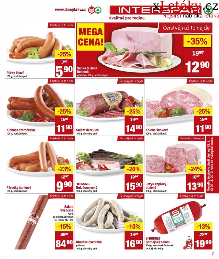 leták Interspar akční leták strana 1 leták Interspar akční leták strana 1