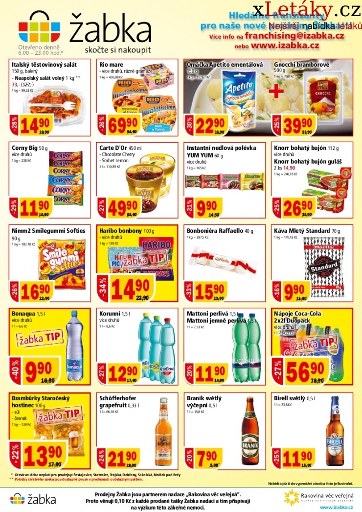 leták Žabka leták strana 1 leták Žabka leták strana 1