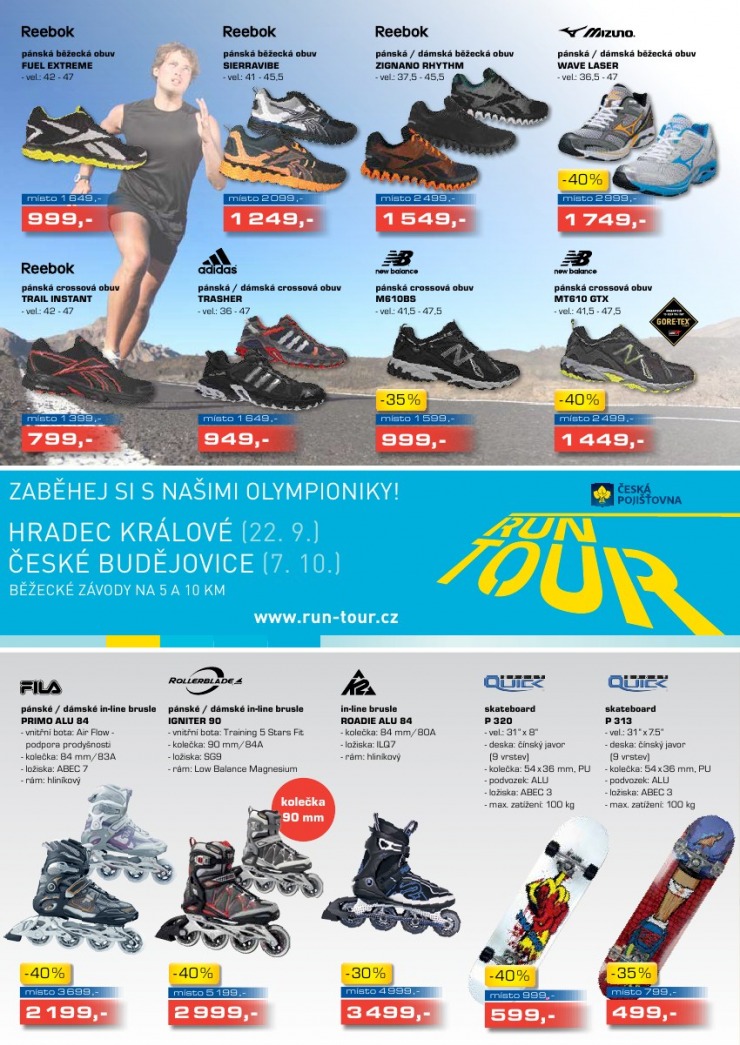 leták Sportisimo strana 1 leták Sportisimo strana 1