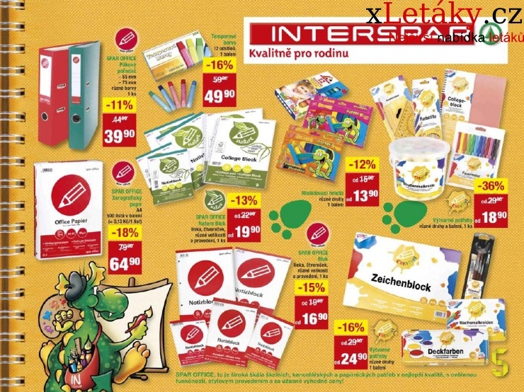 leták Interspar - škola akční leták strana 1 leták Interspar - škola akční leták strana 1