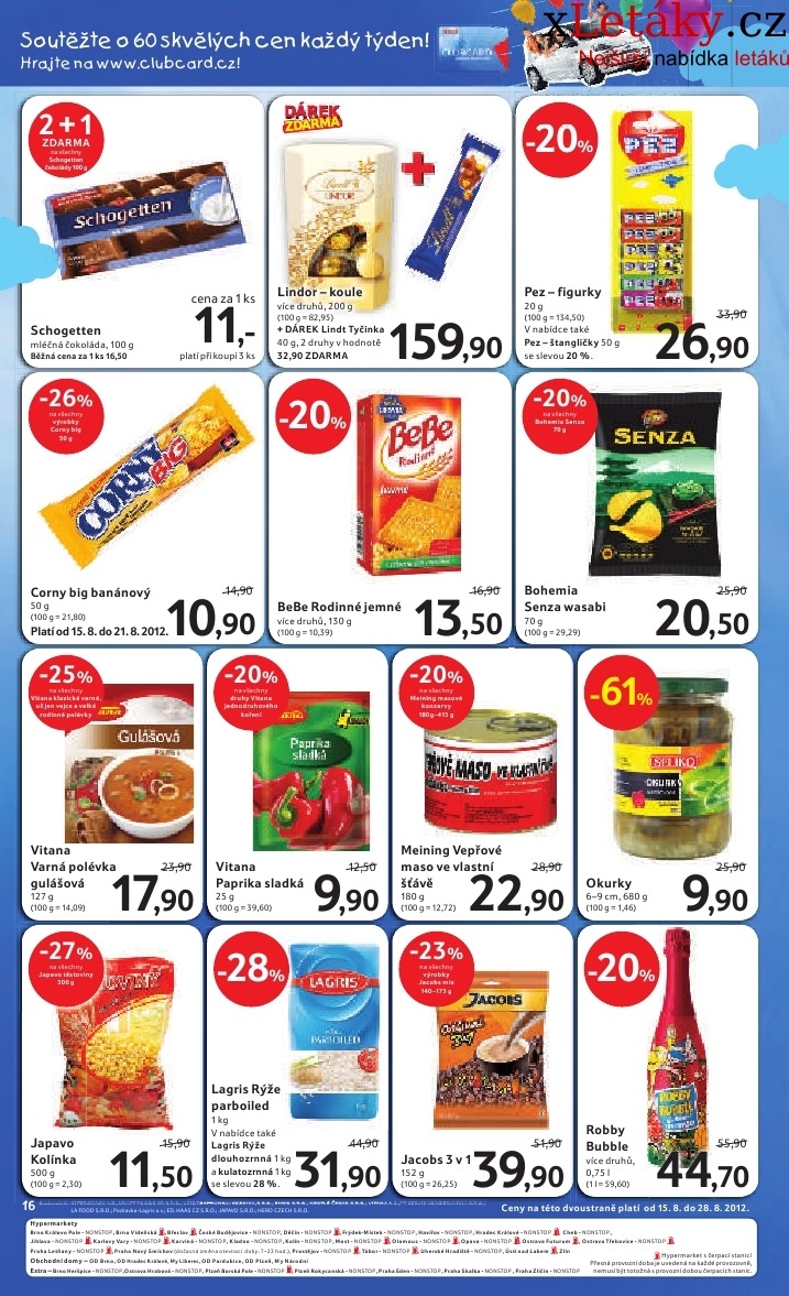 let�k Tesco - velk� hypermarket aktu�ln� let�k strana 1