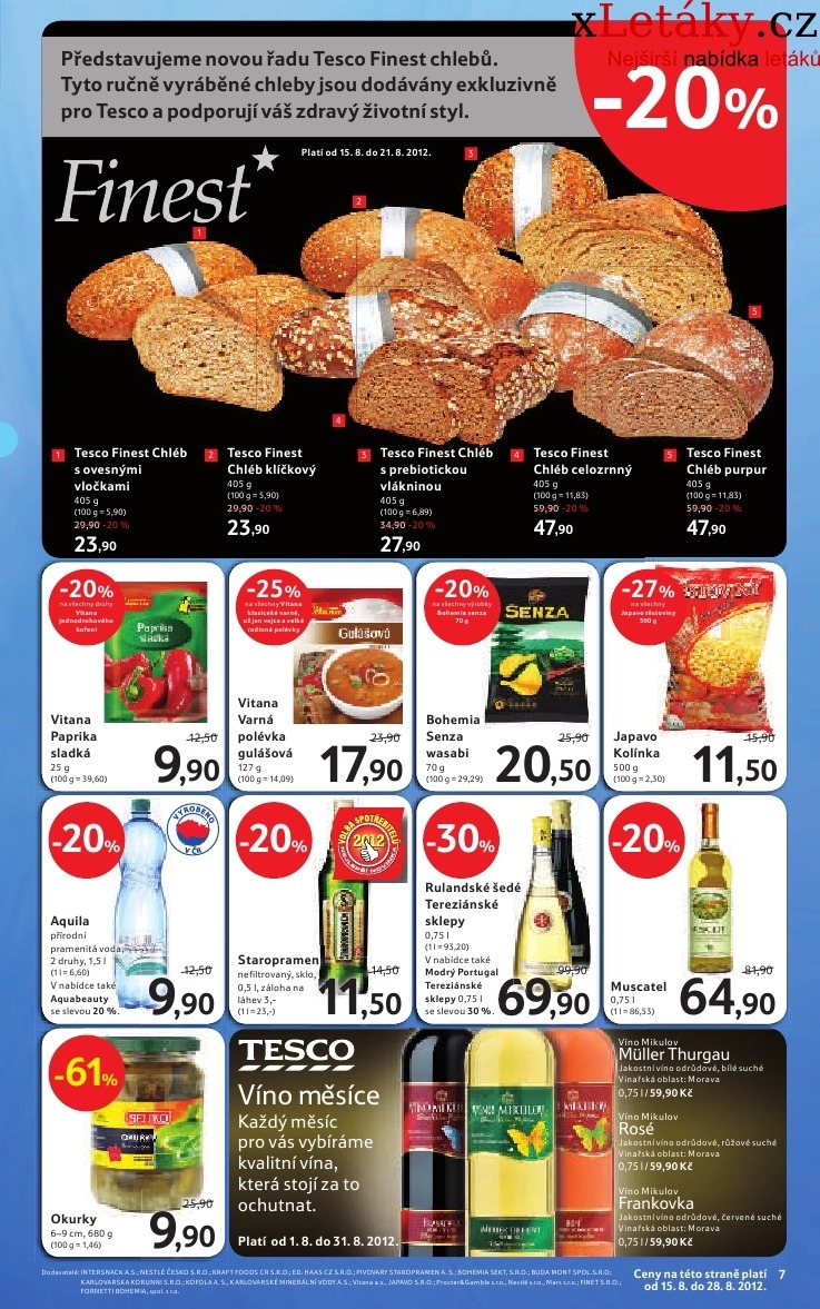 leták Tesco - malý hypermarket leták strana 1 leták Tesco - malý hypermarket leták strana 1