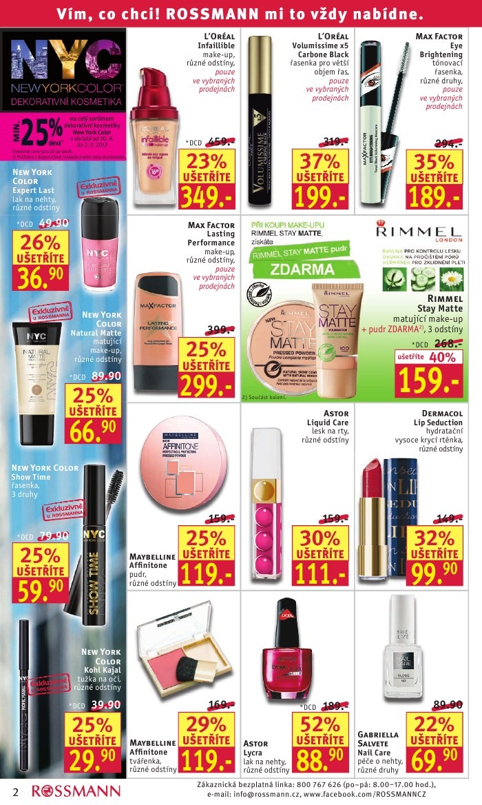 leták Rossmann strana 1 leták Rossmann strana 1