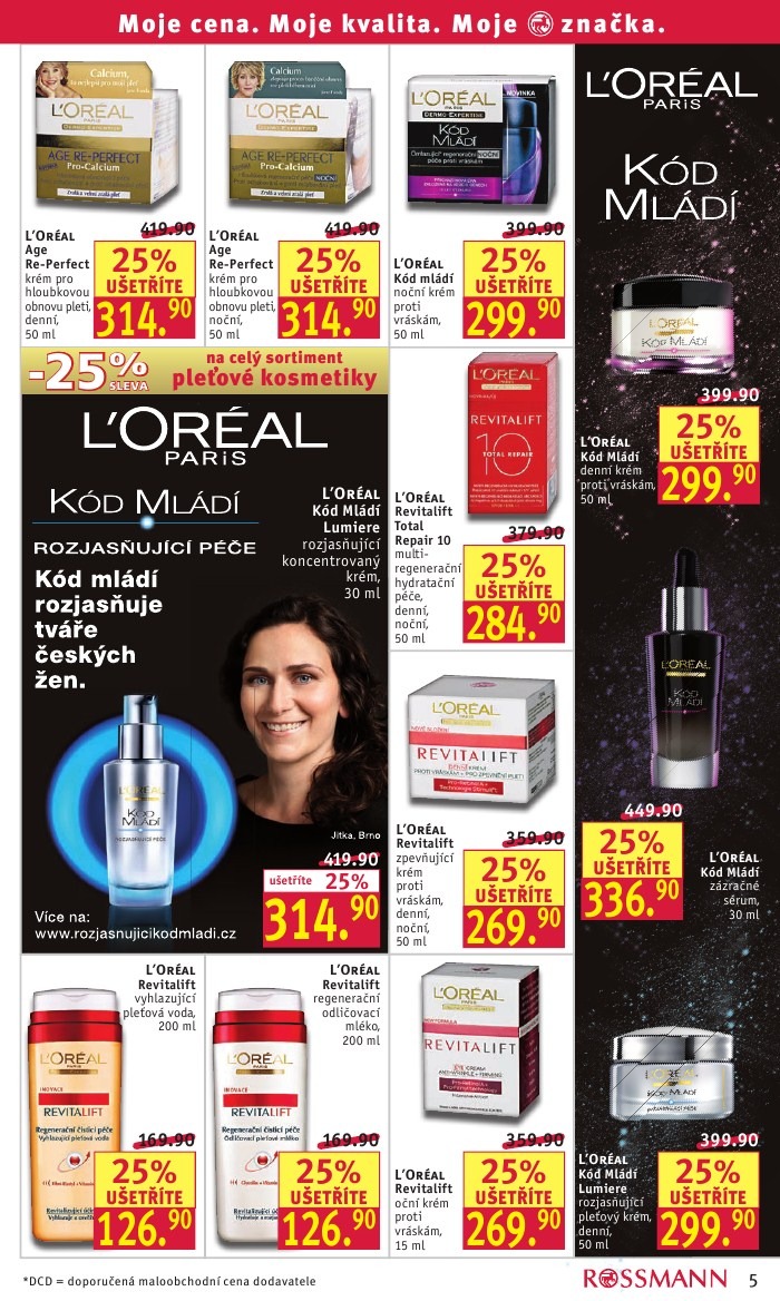leták Rossmann strana 1 leták Rossmann strana 1