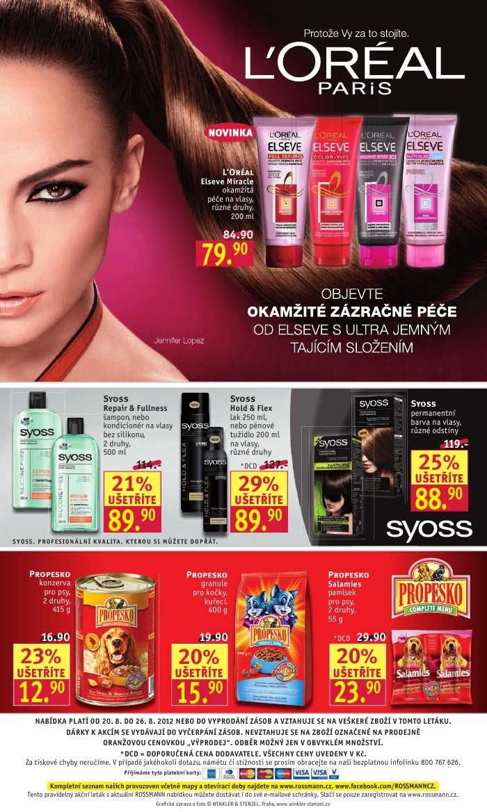 leták Rossmann strana 1 leták Rossmann strana 1