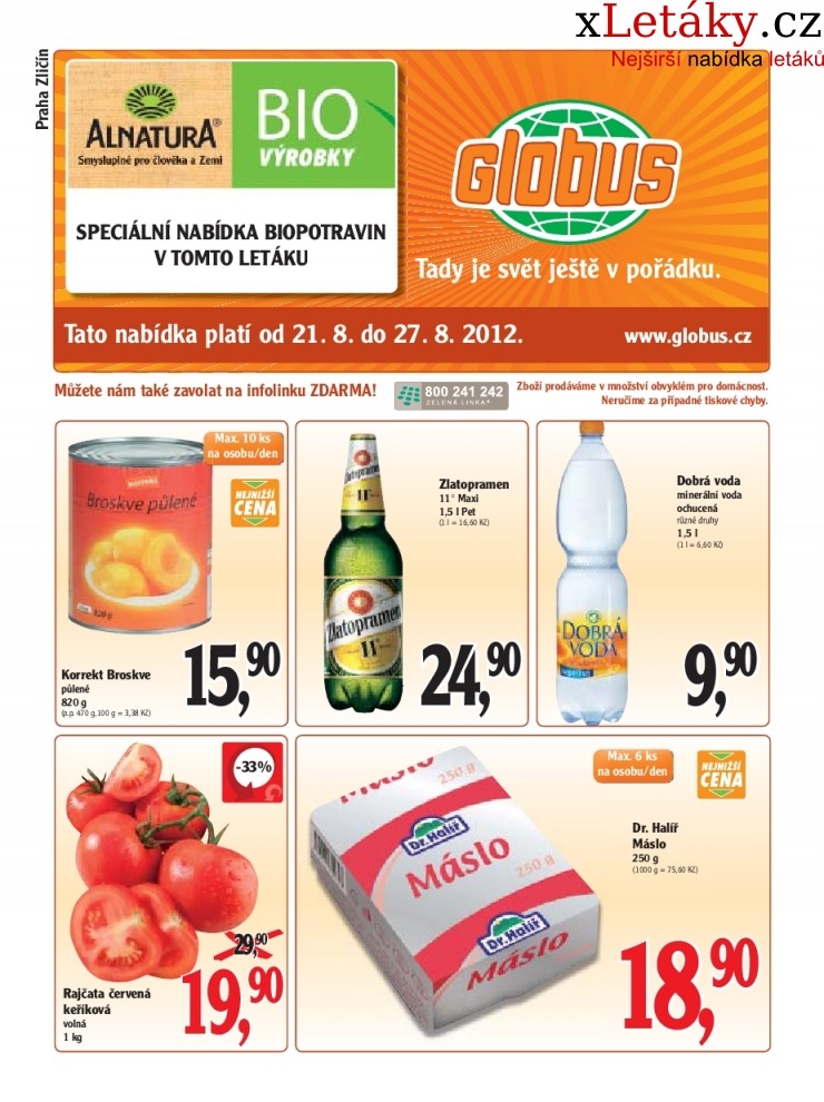 leták Globus leták strana 1 leták Globus leták strana 1