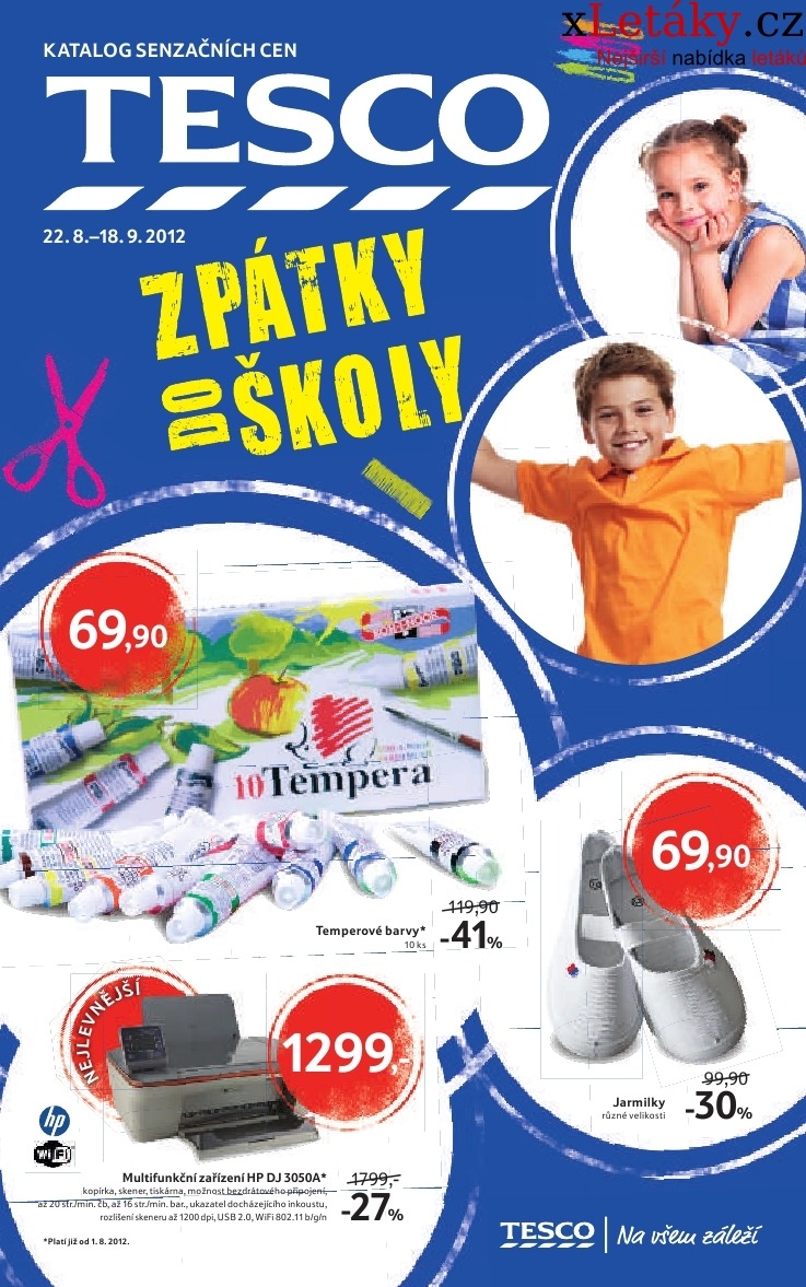 leták Tesco - zpátky do školy leták strana 1 leták Tesco - zpátky do školy leták strana 1