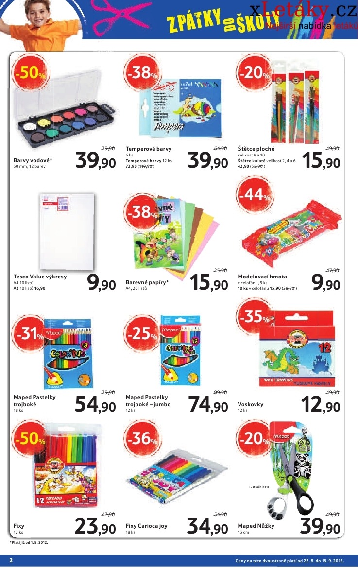 leták Tesco - zpátky do školy leták strana 1 leták Tesco - zpátky do školy leták strana 1