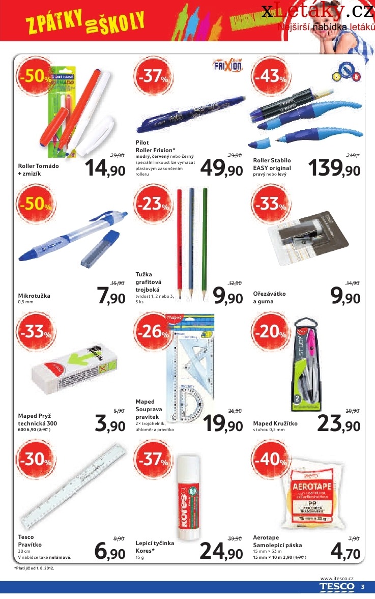 leták Tesco - zpátky do školy leták strana 1 leták Tesco - zpátky do školy leták strana 1