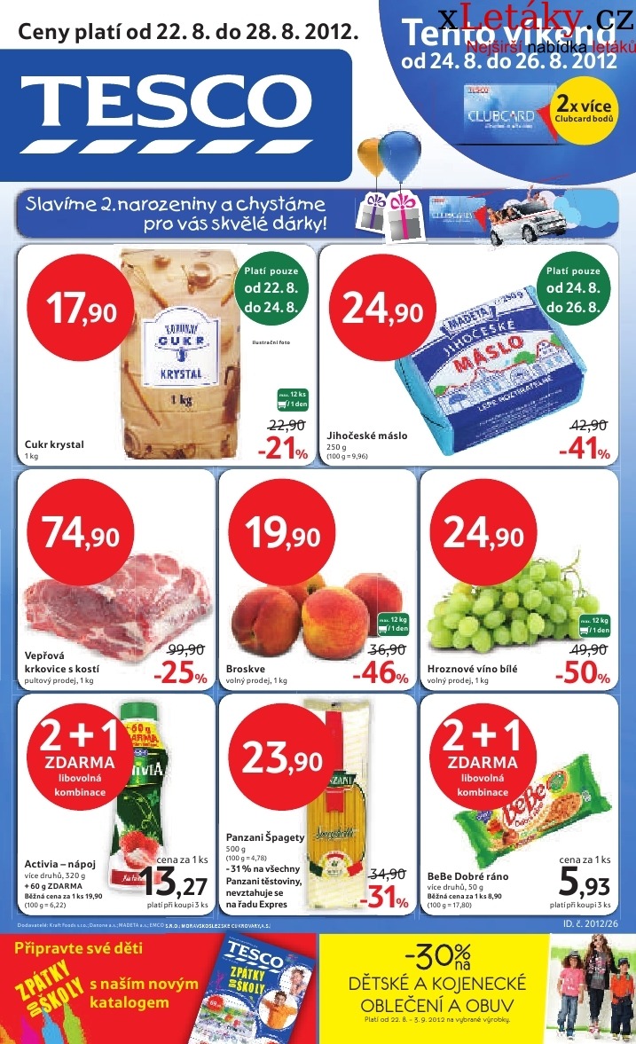 letk Tesco - velk hypermarket aktuln letk strana 1