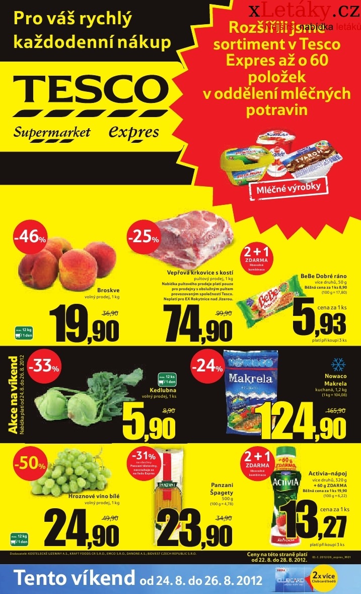 letk Tesco - expres aktuln letk strana 1