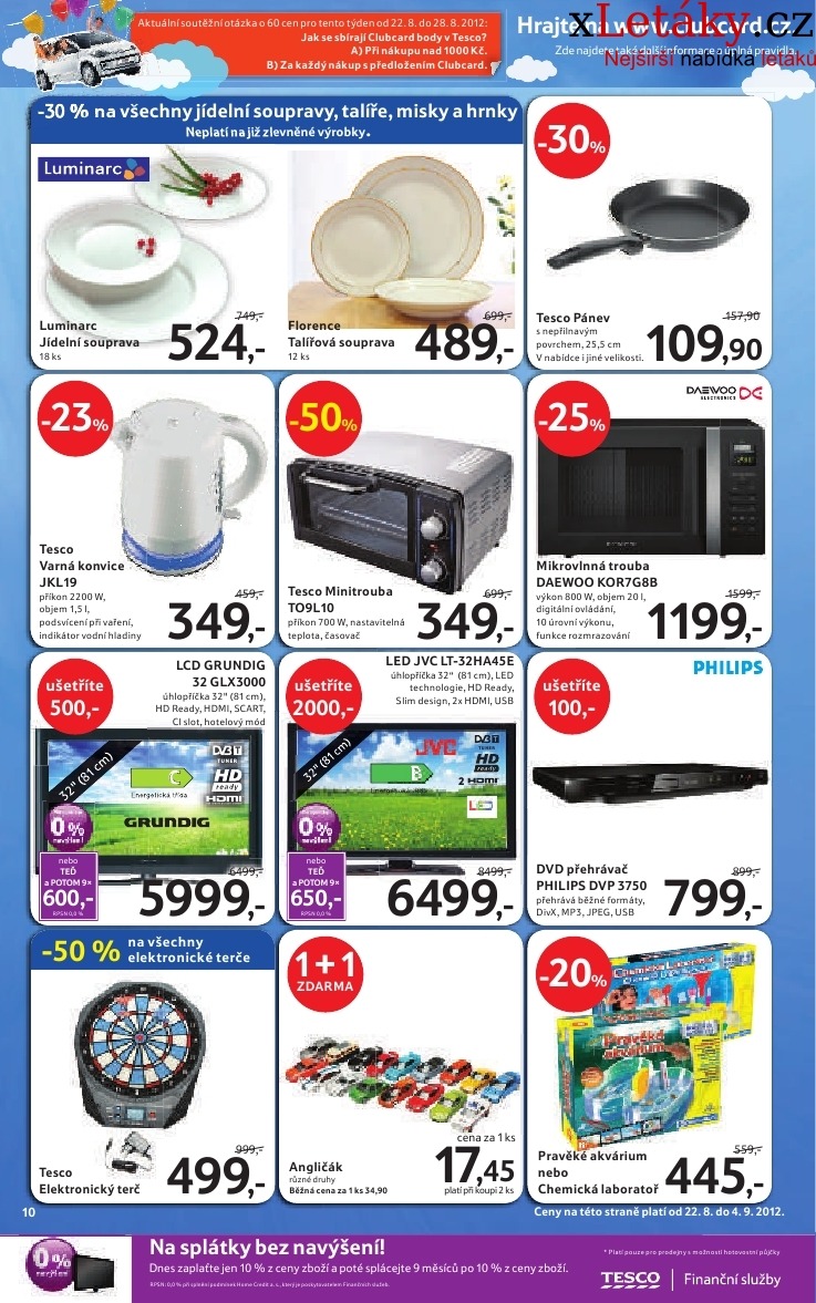 leták Tesco - malý hypermarket leták strana 1 leták Tesco - malý hypermarket leták strana 1