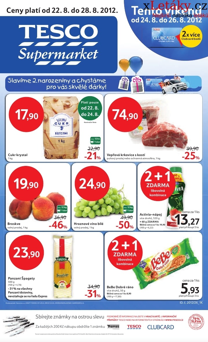 letk Tesco - supermarket akn letk strana 1