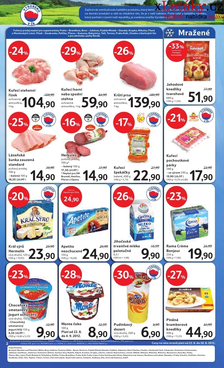 leták Tesco - supermarket akční leták strana 1 leták Tesco - supermarket akční leták strana 1