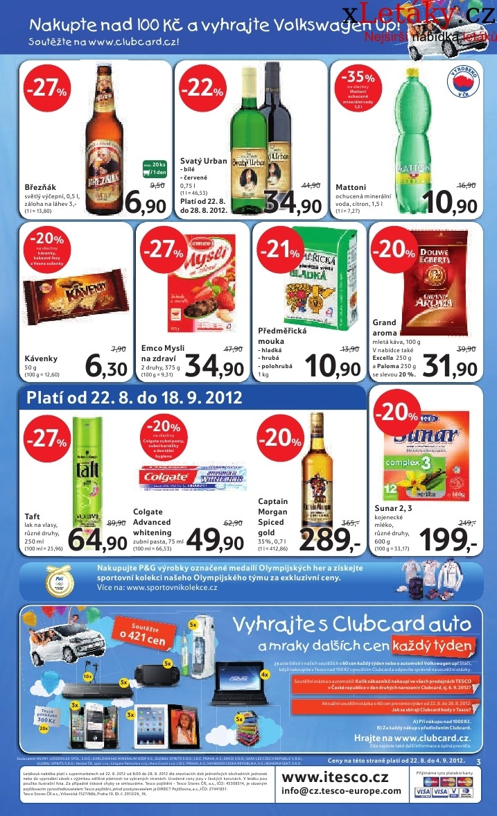 leták Tesco - supermarket akční leták strana 1 leták Tesco - supermarket akční leták strana 1