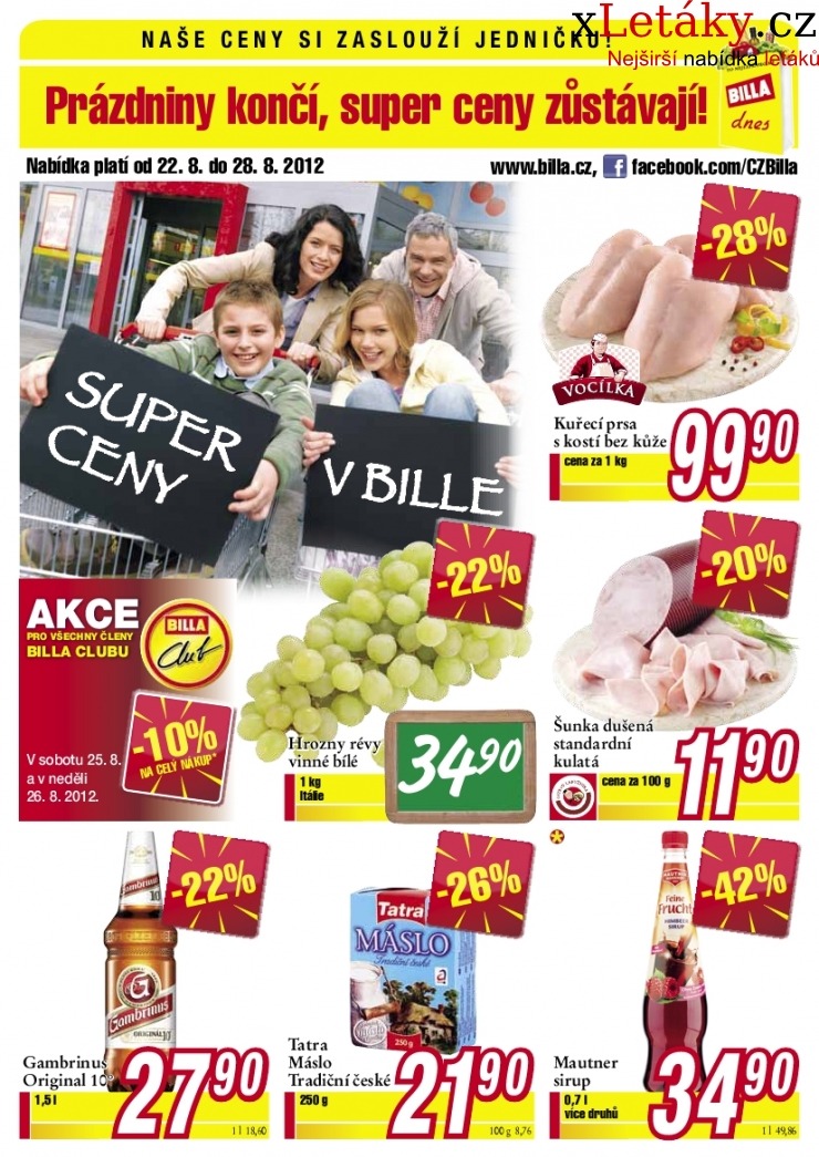 letk Billa - speciln nabdka akn letk strana 1