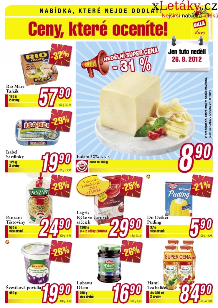 let�k Billa - speci�ln� nab�dka ak�n� let�k strana 1