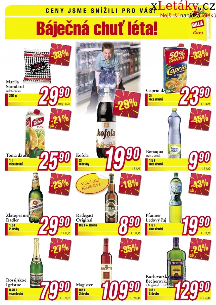 let�k Billa - speci�ln� nab�dka ak�n� let�k strana 1