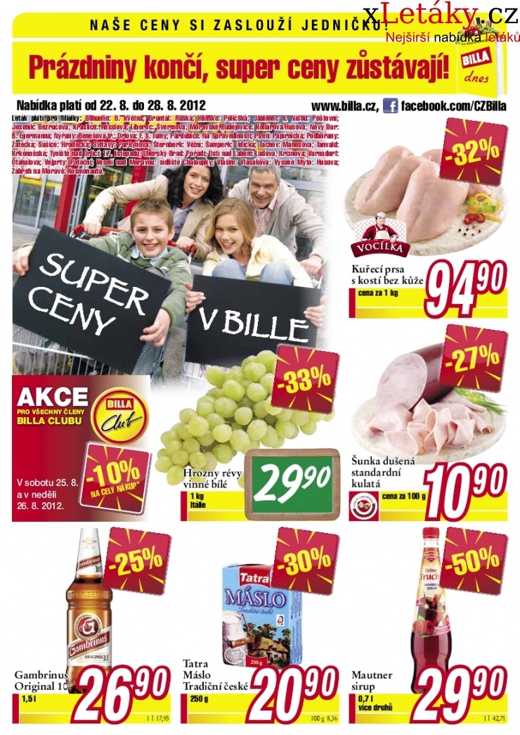 letk Billa - mal supermarket letk strana 1
