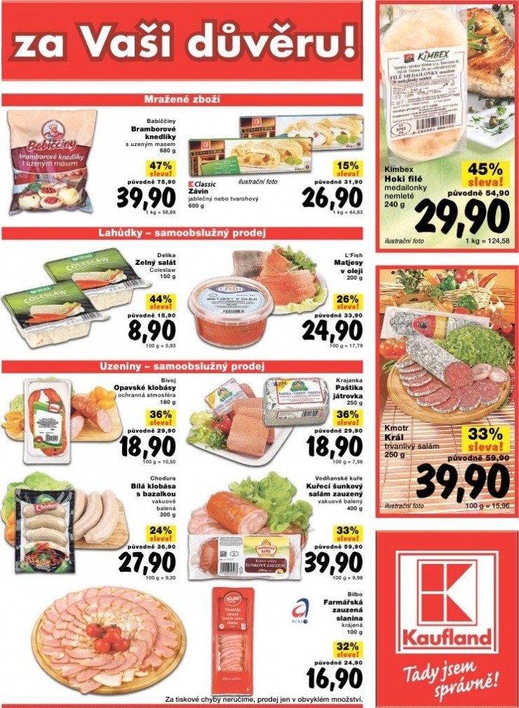 leták Kaufland strana 1 leták Kaufland strana 1