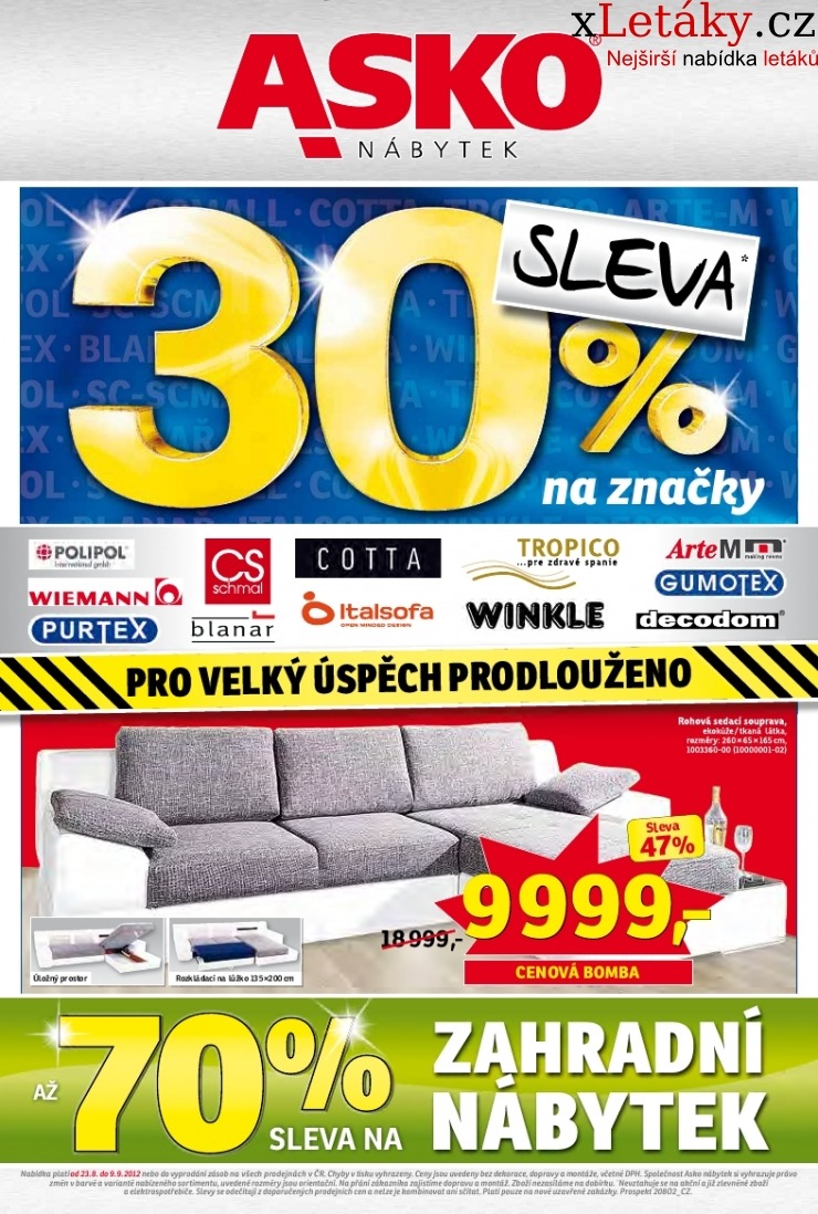 letk Asko nbytek aktuln letk strana 1