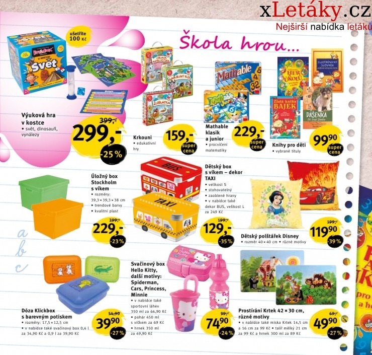 leták Albert Hypermarket - Škola akční leták strana 1 leták Albert Hypermarket - Škola akční leták strana 1