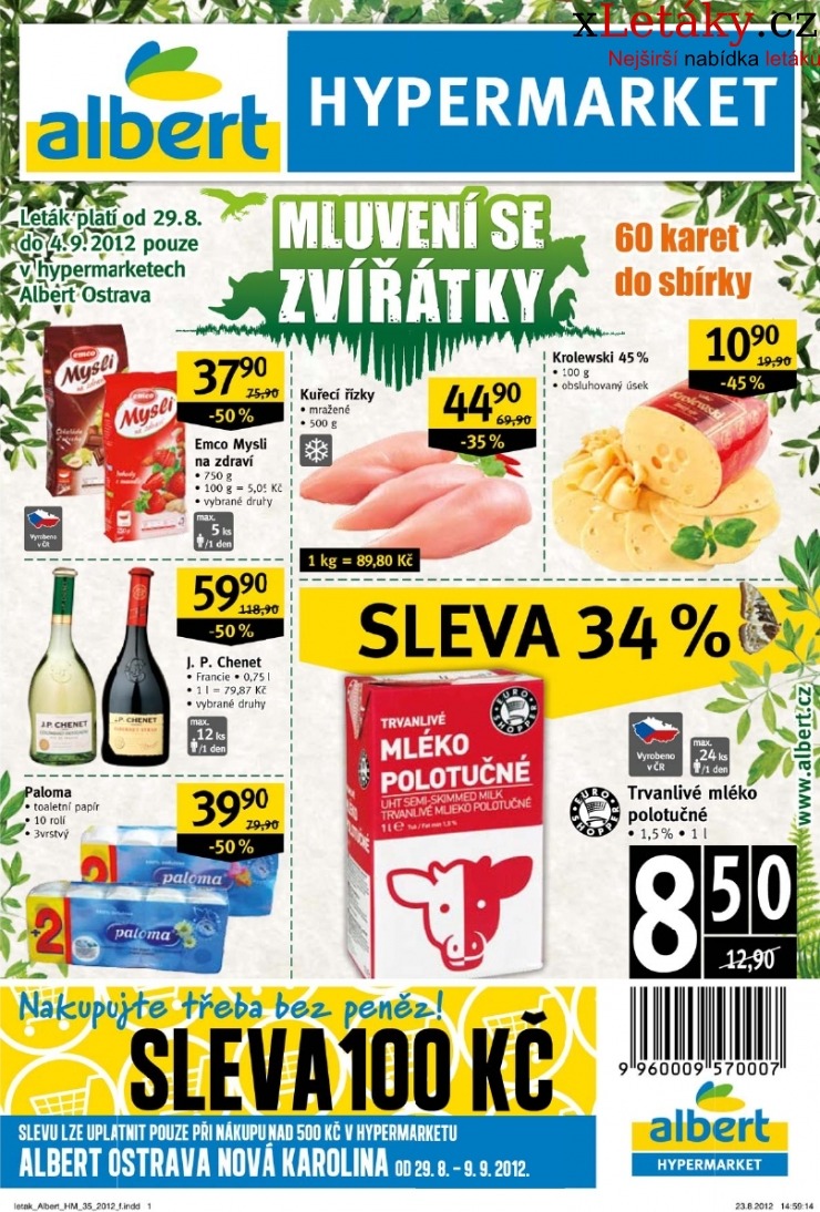 leták Albert Hypermarket akční leták strana 1 leták Albert Hypermarket akční leták strana 1