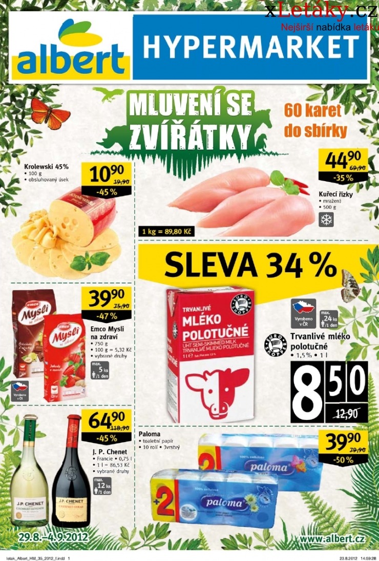 leták Albert Hypermarket akční leták strana 1 leták Albert Hypermarket akční leták strana 1