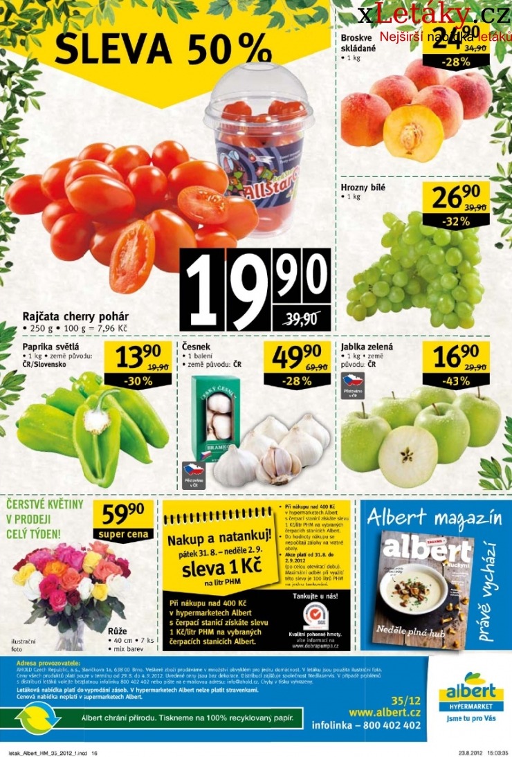 leták Albert Hypermarket akční leták strana 1 leták Albert Hypermarket akční leták strana 1