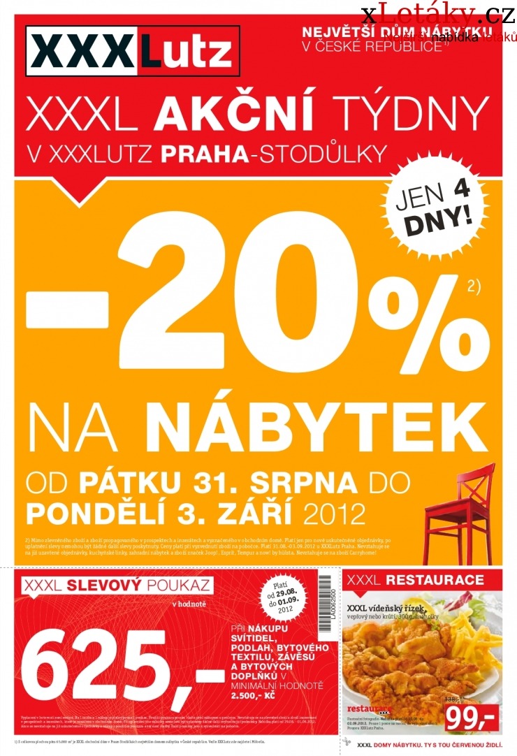 letk XXXLutz - Praha Stodlky akn letk strana 1